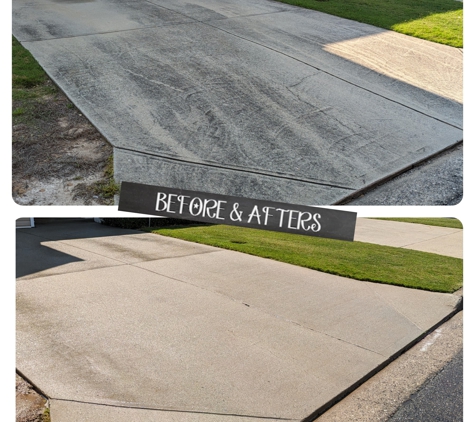 Skilled Pugs - Euharlee, GA. We removed the nasty organics/ dirt from this driveway