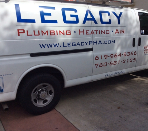 Legacy Plumbing Heating & Air - San Diego, CA