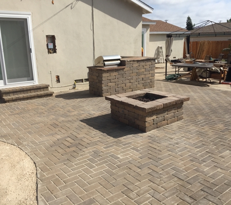 The Grounds Guys Of Chula Vista - Chula Vista, CA. Paver Patio and Fire pit in Chula Vista