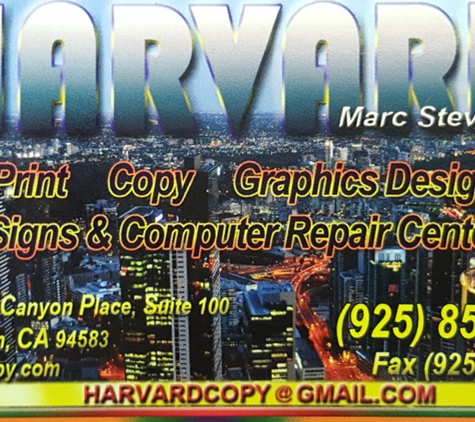 Harvard Print and Copy Center - San Ramon, CA