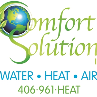 Comfort Solutions Inc. - Victor, MT. Heating~Cooling~Plumbing~Boilers~Geothermal~Duct Cleaning~Gas Fireplaces~Gas Piping~Hot Tubs~ Pools~Water Heaters