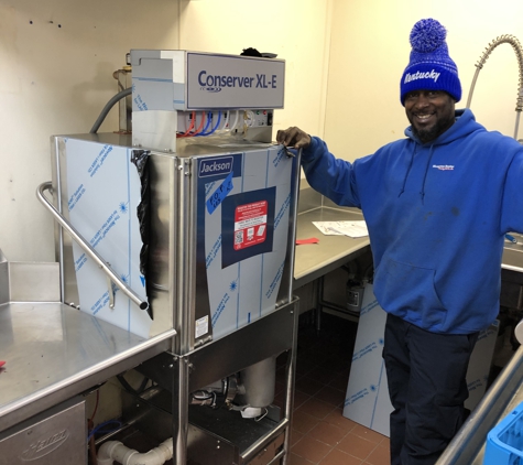 Bluegrass Rooter - Lexington, KY. Installed commercial dishwasher for FOP #4.  Thanks for having us out to provide our services.  It is very much appreciated!