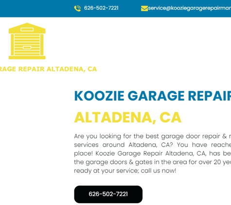 KOOZIE GARAGE REPAIR ALTADENA - Altadena, CA