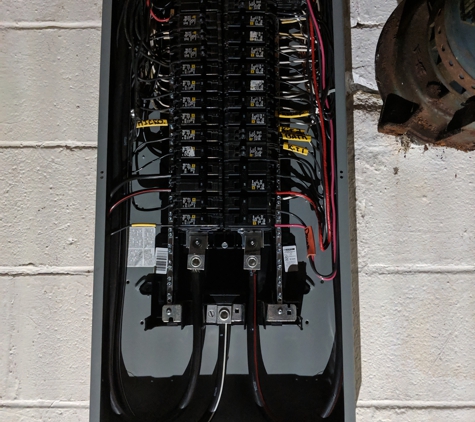 Scales Electrical Service - Winston Salem, NC. 200 amp service install by Scales Construction, LLC