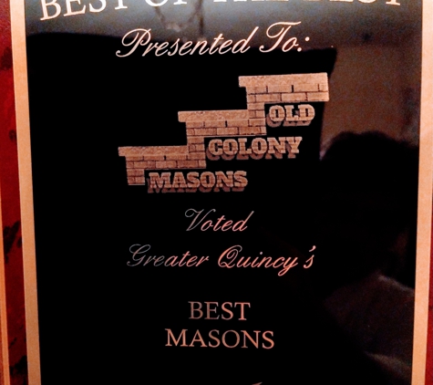 Old Colony Masons - Quincy, MA. Voted Best Masonry Contractor