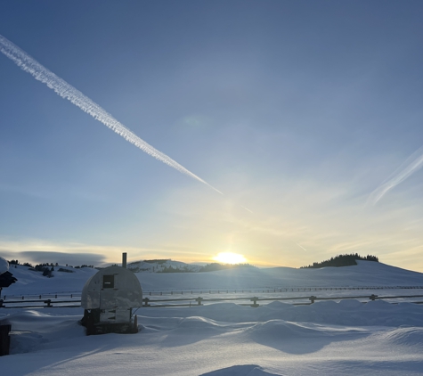 Little Jennie Ranch - Bondurant, WY. Morning at the Little Jennie