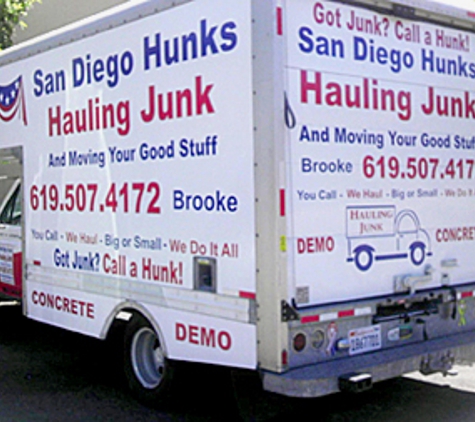 San Diego Hunks-Hauling Junk - El Cajon, CA