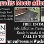 A-Men Pressure Washing