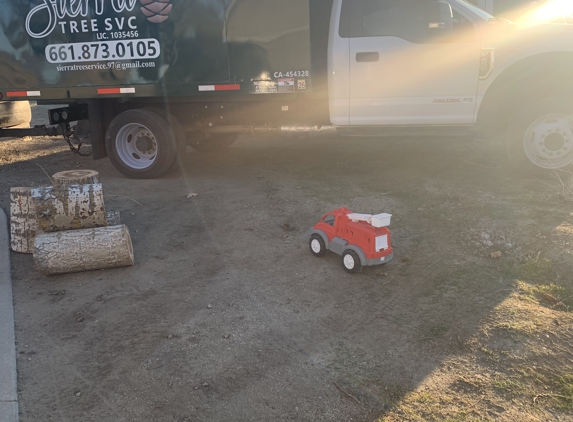 Sierra Tree Svc LLC - Bakersfield, CA. Parking his truck next to there’s