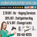 Residential Locksmith Detroit MI - Locks & Locksmiths