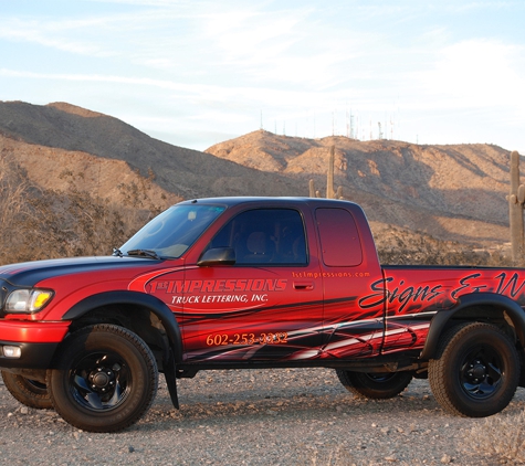 1st Impressions Truck Lettering - Phoenix, AZ