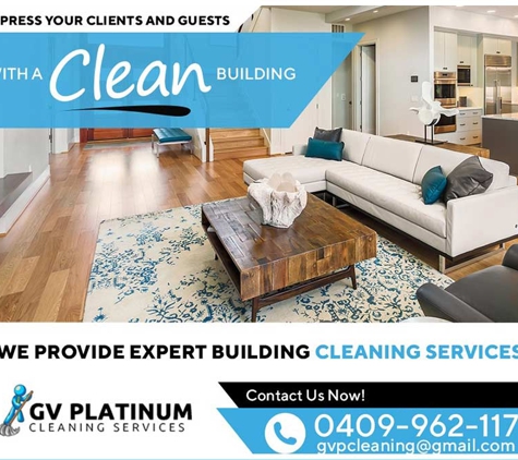 GV Platinum Cleaning Pty Ltd - Shepparton, VIC. We Provide Expert Building Cleaning Services