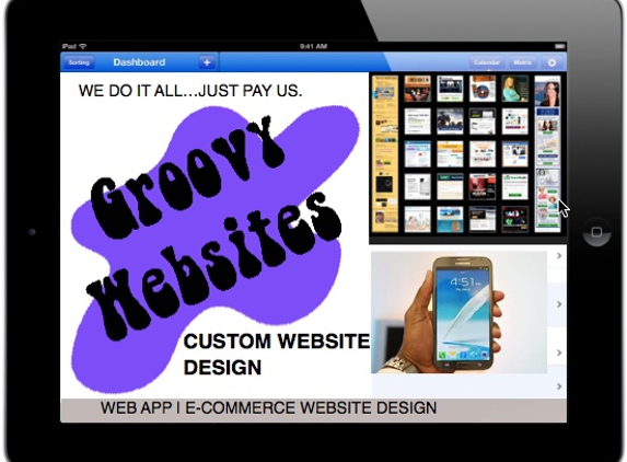 Groovy Custom Web Site Design Dallas Fort Worth - Irving, TX