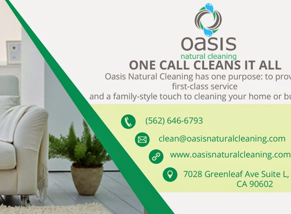 Oasis Natural House Cleaning - Whittier, CA