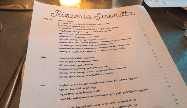 Pizzeria Sirenetta - New York, NY