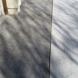 natural polishing concrete - placentia, CA. Drive way