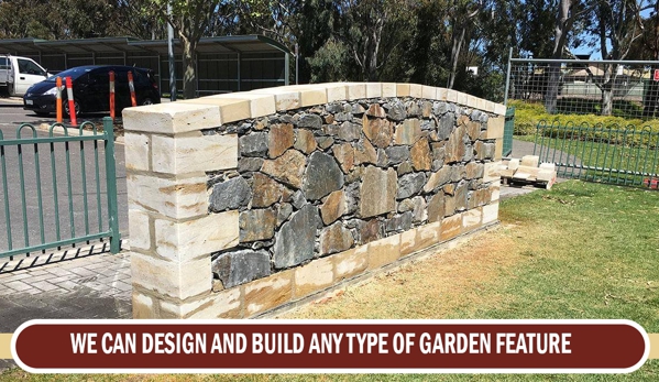 Tradition Rebuilt Stonemasonry - Balhannah, SA. We can design and build any type of garden feature.