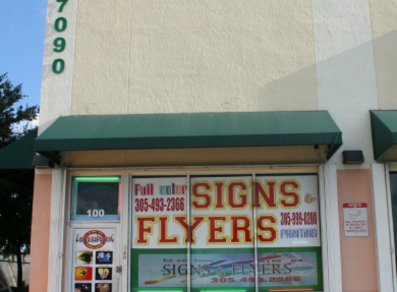 SIGNS AND FLYERS - Miami, FL