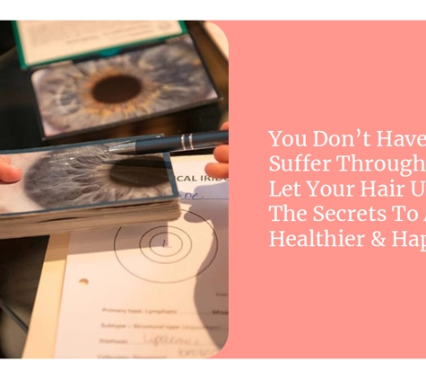 Bargara Beach Holistic Health Centre - Bargara, QLD. You Don’t Have To Suffer Through Life. Let Your Hair Unlock The Secrets To A Healthier & Happier You