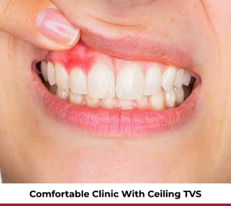 Ferrari Dental Care - Eltham, VIC. Comfortable Clinic With Ceiling TVS