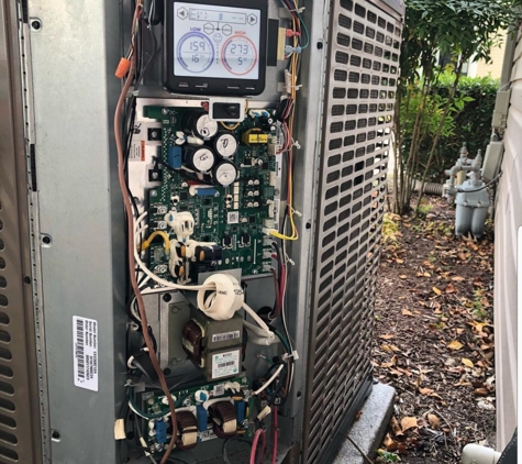 Dade Super Cool Air Conditioning Inc - Miami, FL. York Inverter Condenser unit. This is a Variable Speed Condenser!