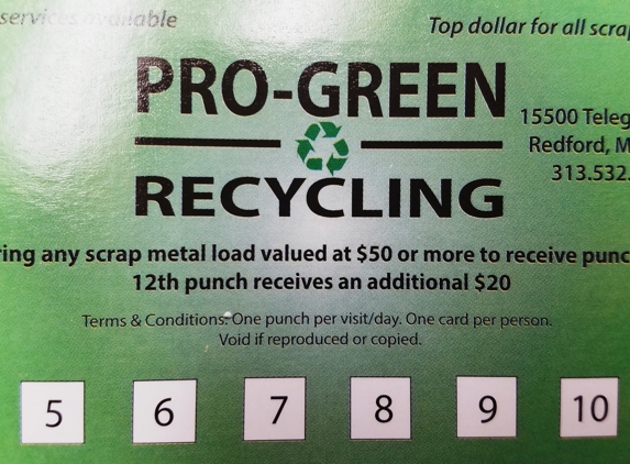 Pro-Green Recycling - Redford, MI
