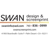 SWAN design & screenprint gallery