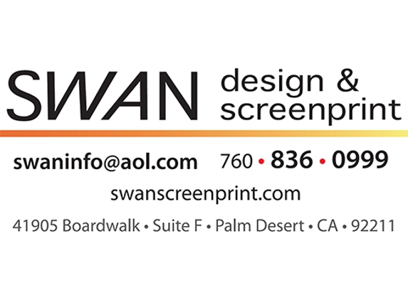 SWAN design & screenprint - Palm Desert, CA