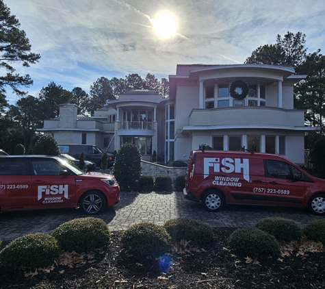 Fish Window Cleaning - Newport News, VA. Beautiful home in Williamsburg, VA