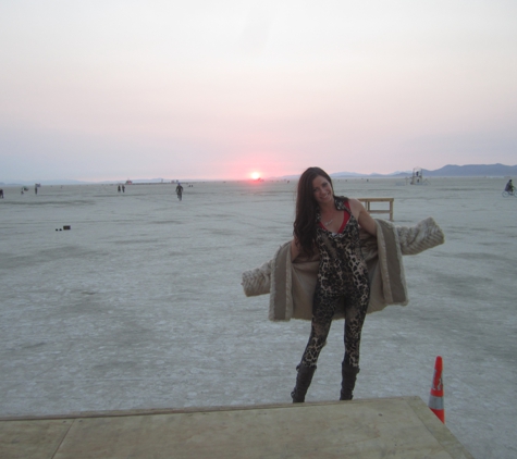 Warrior Within Designs - Novato, CA. My Leopard Warrior Within Onesie at Burning Man.