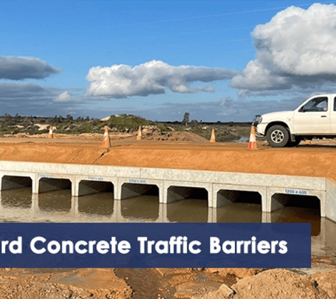 Dallcon - Dalwallinu, WA. Standard Concrete Traffic Barriers