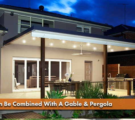 Lifestyle Patios - East Wagga Wagga, NSW. Flat Roof Can Be Combined With A Gable & Pergola