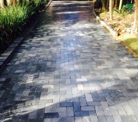 Grand Paving Pty Limited - Crows Nest, NSW. Grand Paving Brick Work Pathway Slate Grey