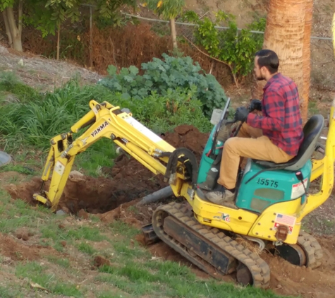 Flush Right Drain Cleaning - Covina, CA. Machine excavation