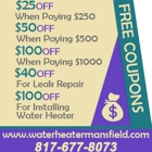 Water Heater Mansfield TX