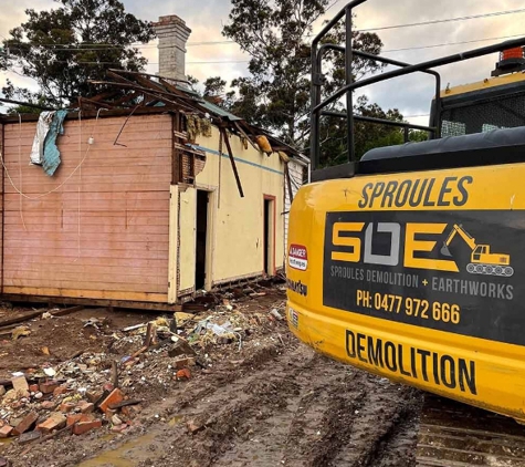 SPROULE'S DEMOLITION AND EARTHWORKS PTY LTD - Bairnsdale, VIC