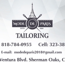 Mode De Paris Tailoring - Wedding Tailoring & Alterations