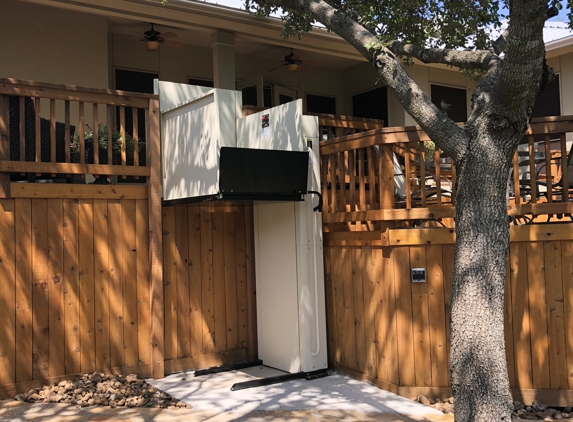 Texas ADA Home Remodeling - San Antonio, TX. Vertical Platform Lift
(VPL)