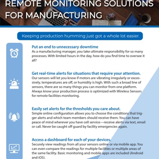 Solveforce - Chino, CA. Remote monitoring for manufacturing.