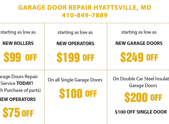 Garage Door Repair - Hyattsville, MD