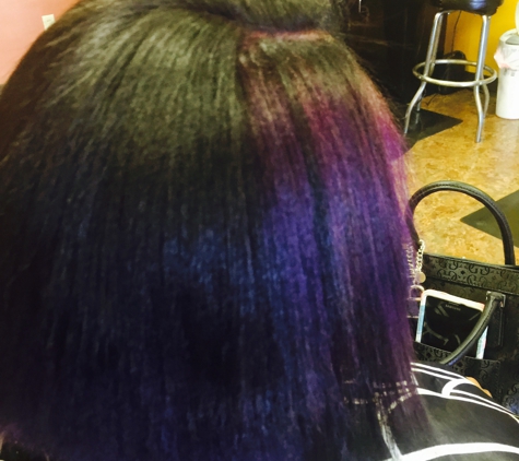 Rahz hair n beauty bar - conyers, GA. Color/ natural/ purple