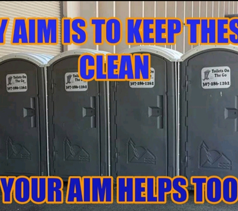 Toiletsonthego - Cheyenne, WY. We aim to keep these clean.
You aim helps to