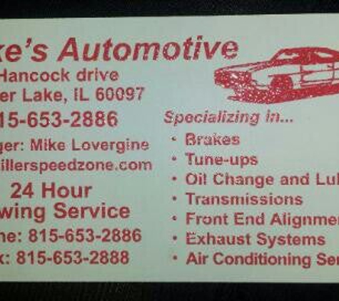 Mike's Automotive Service - Wonder Lake, IL
