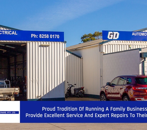 GD Automotive Electrical Repairs Pty Ltd - Para Hills West, SA. Proud Tradition Of Running A Family Business And Provide Excellent Service And Expert Repairs To Their Customers