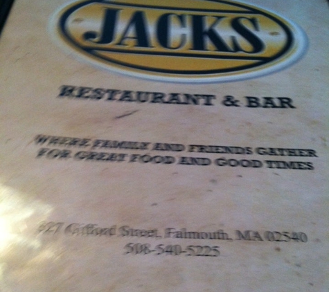 Jack's Restaraunt & Bar - Falmouth, MA