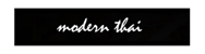 Modern Thai Restaurant Logo