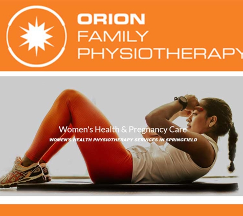 OFP Pty Ltd t-as Orion Family Physiotherapy - Springfield Central, QLD. Women's Health & Pregnancy Care