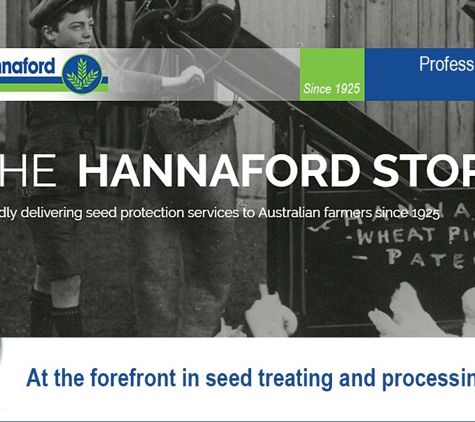 Simon & Kristy Roper - Castletown, WA. Mr Alf Hannaford was an outstanding agricultural pioneer. Read about our history.