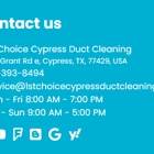 1st Choice Cypress Duct Cleaning