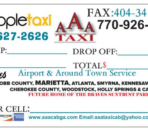 AAA Taxi Services - Atlanta, GA